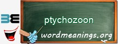 WordMeaning blackboard for ptychozoon